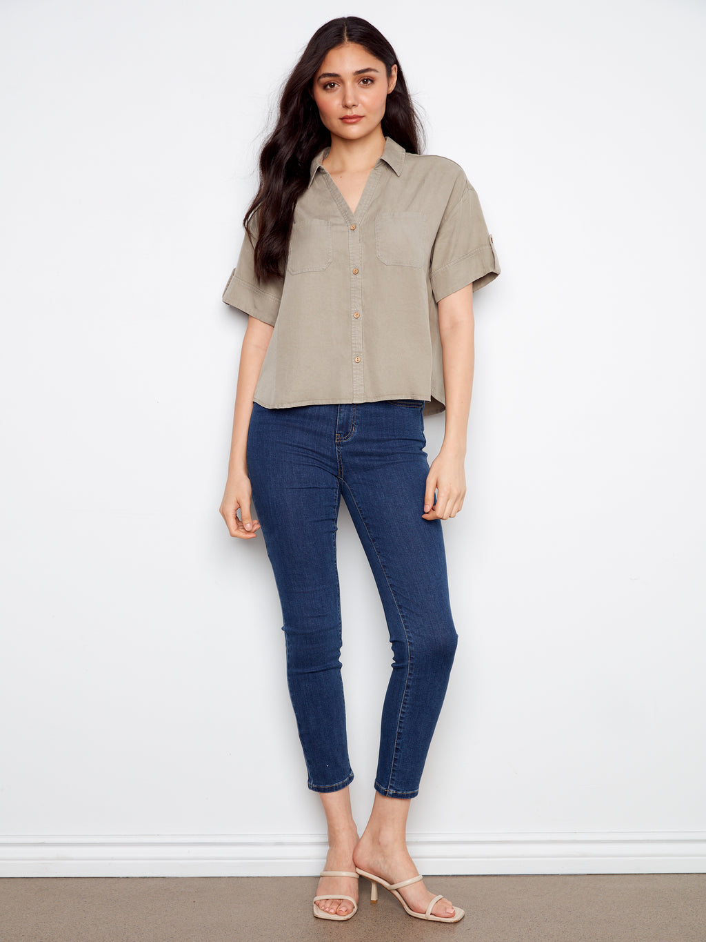 Tencel Button Up Shirt by Charlie B