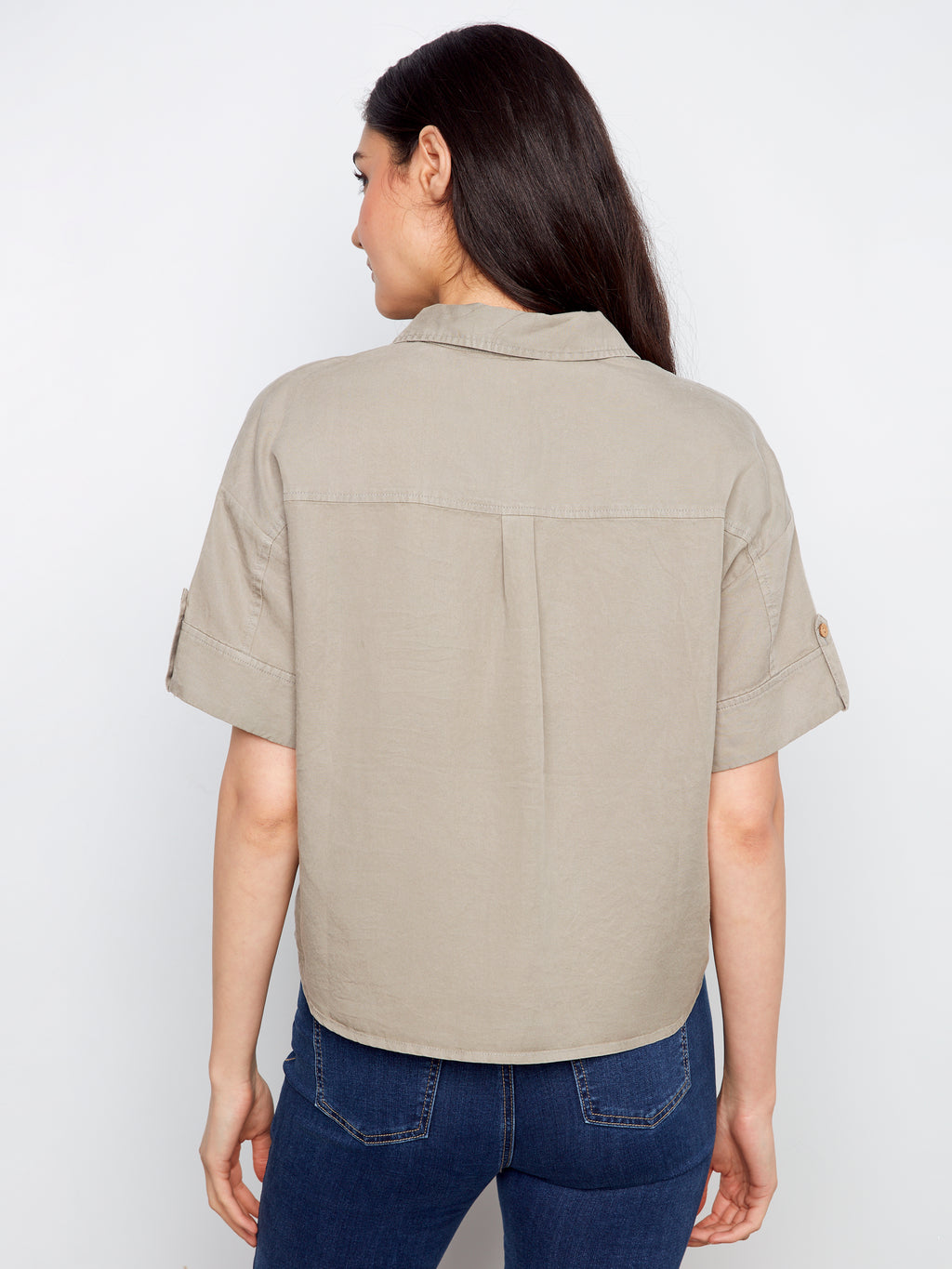 Tencel Button Up Shirt by Charlie B
