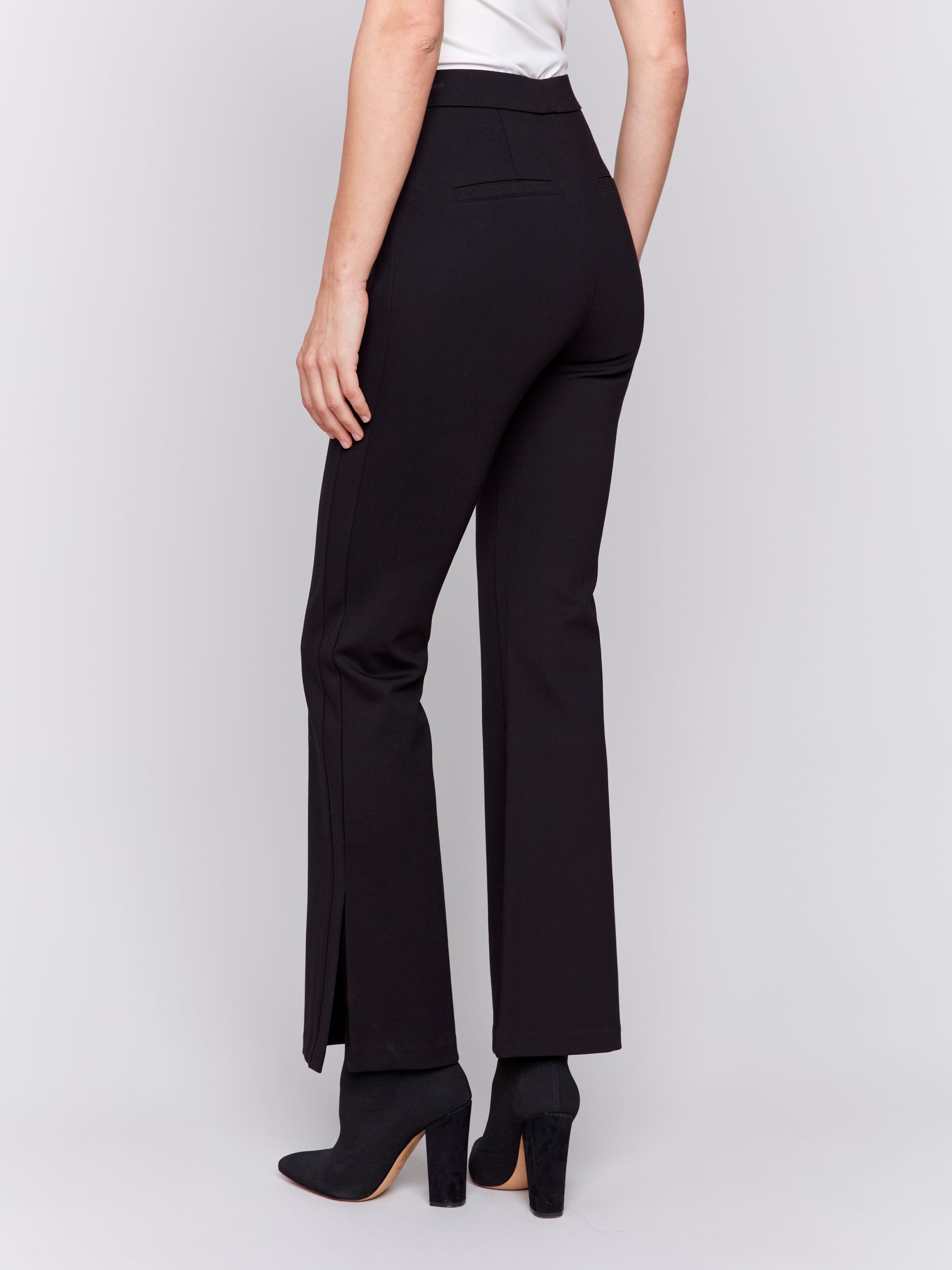 Flare Leg Ponte Pant by Charlie B