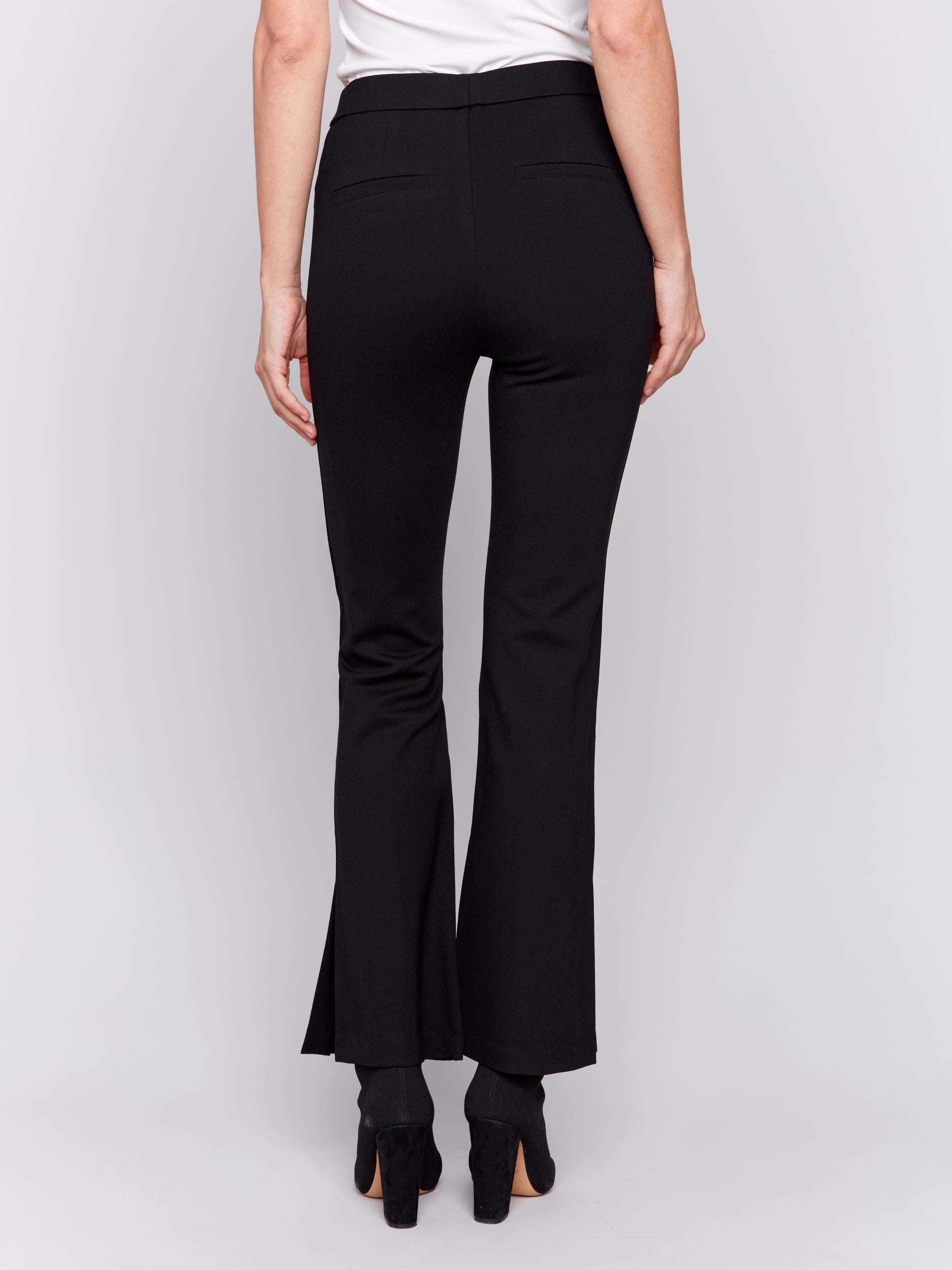 Flare Leg Ponte Pant by Charlie B