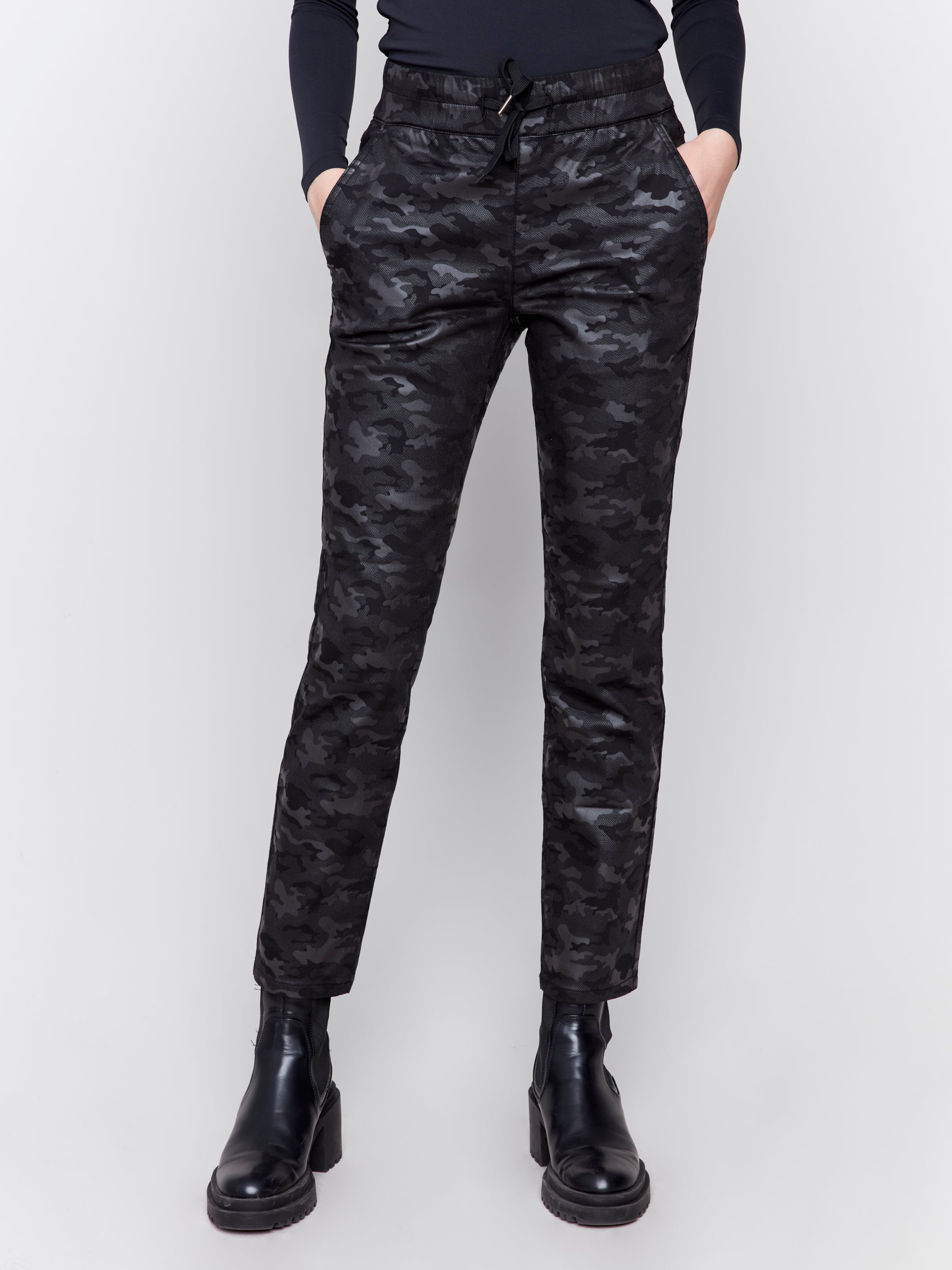 Camo Print Ponte Jogger by Charlie B