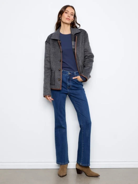 Charlie B Reversible Plaid Jacket