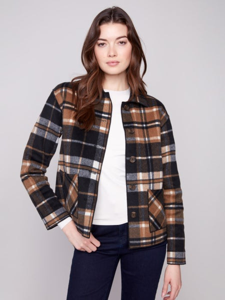 Reversible Plaid Jacket by Charlie B