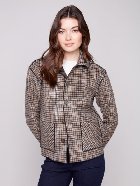 Reversible Plaid Jacket by Charlie B