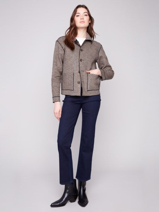 Reversible Plaid Jacket by Charlie B