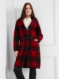 Charlie B Long Plaid Knit Coatigan