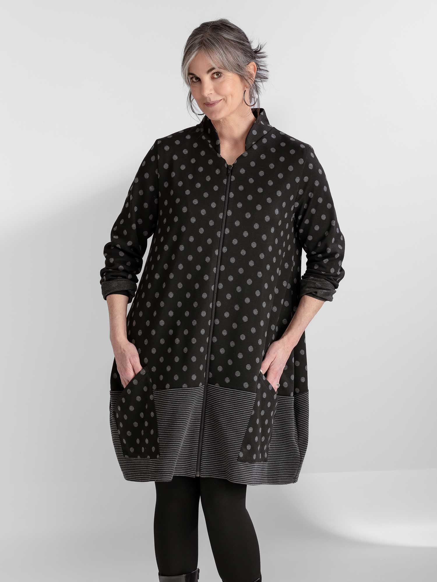 Spotted Dotted Dress/Tunic by F.H. Clothing