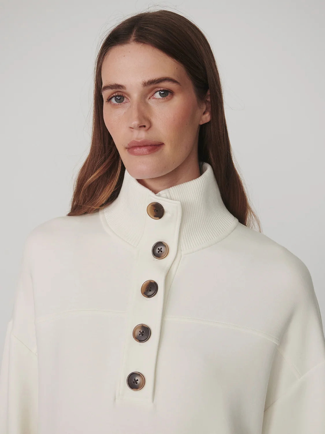Varley Bronya Button Placket Sweat