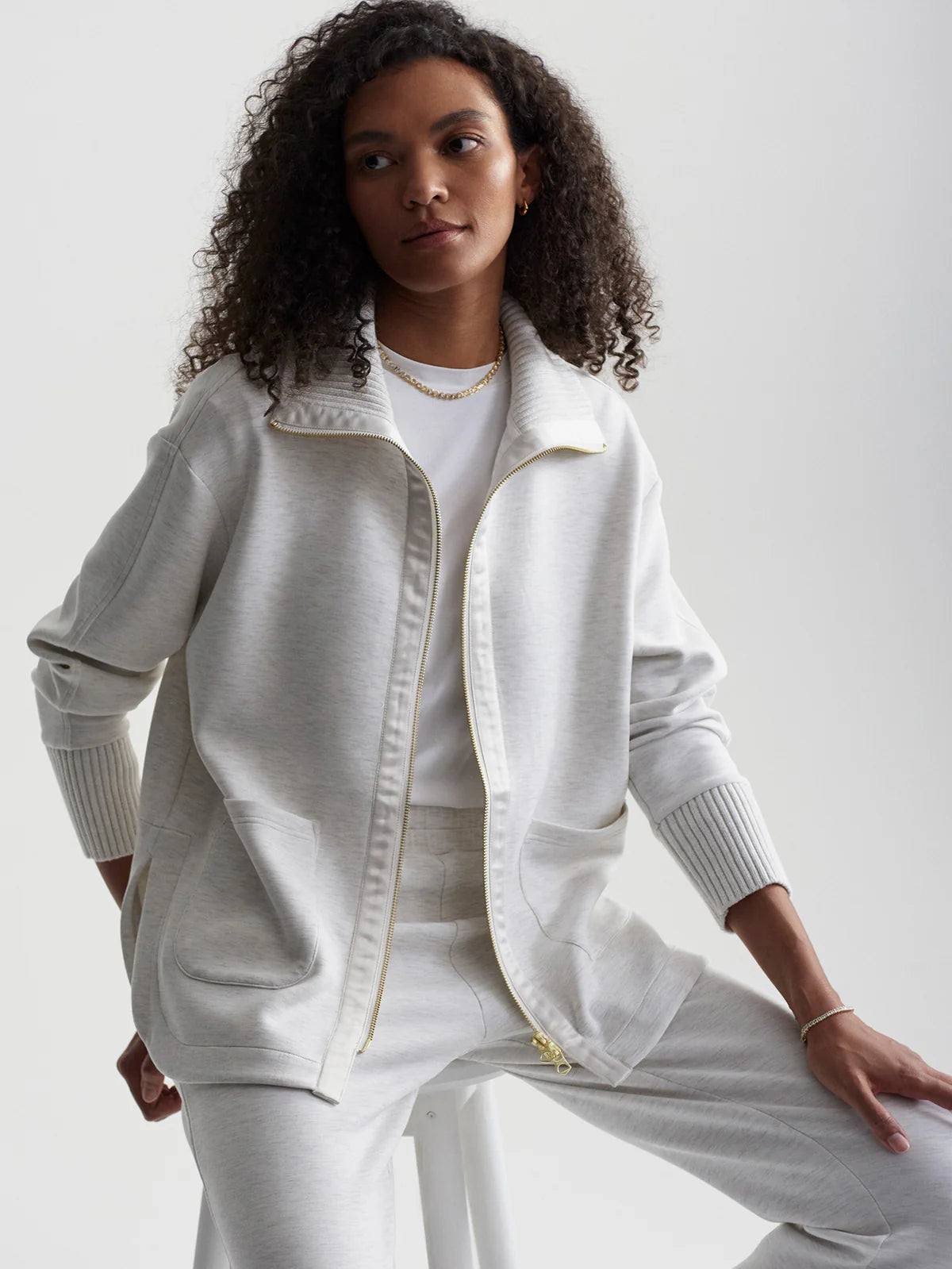 Niamh Zip-Through Sweat by Varley