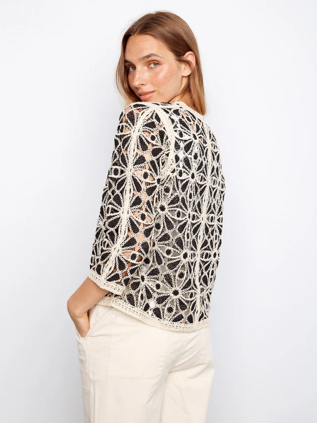 Crochet Cardigan Sweater by Charlie B