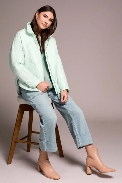 Light Weight Drop Shoulder Quilted Puffer by Tribal