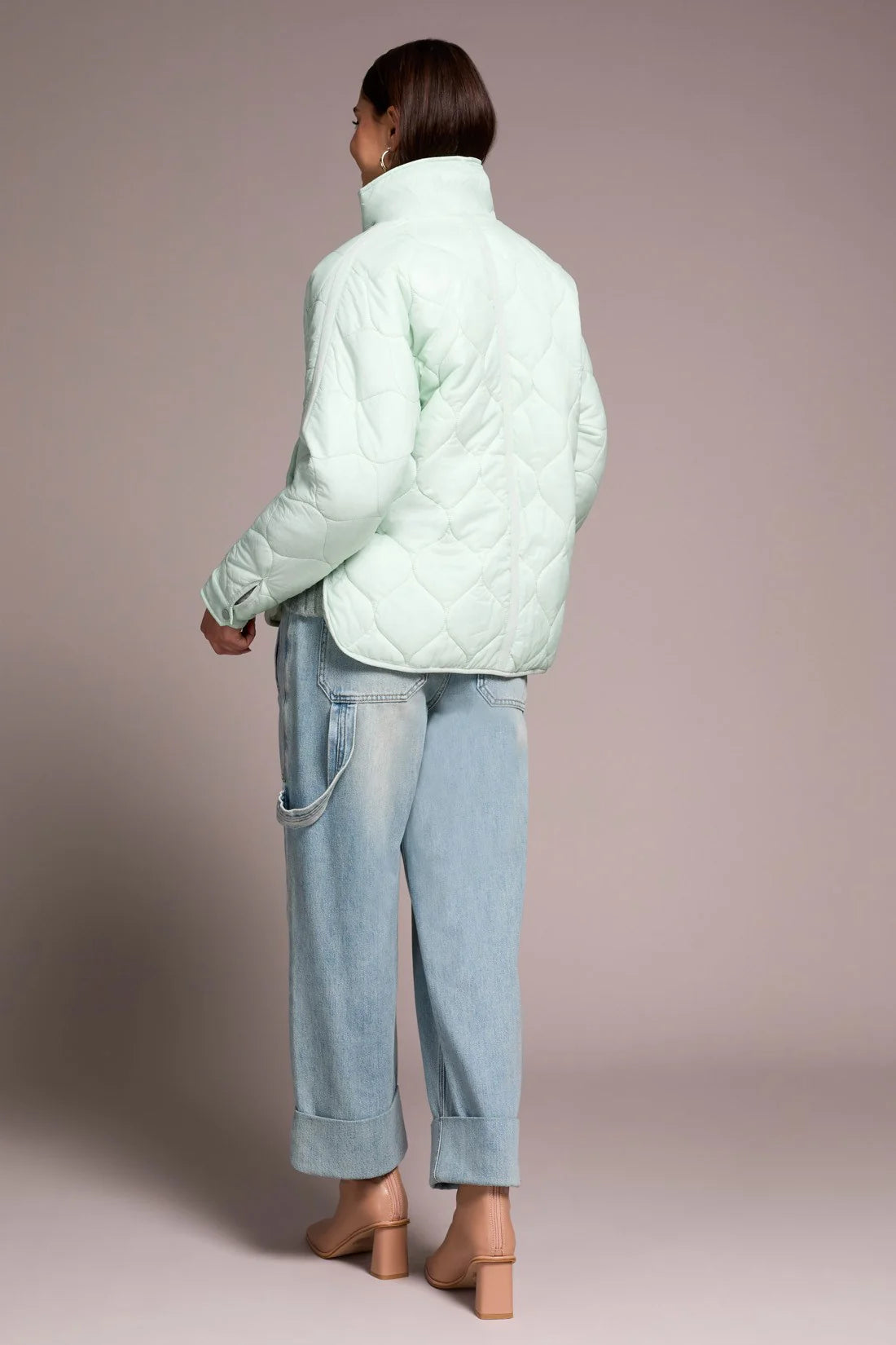 Light Weight Drop Shoulder Quilted Puffer by Tribal