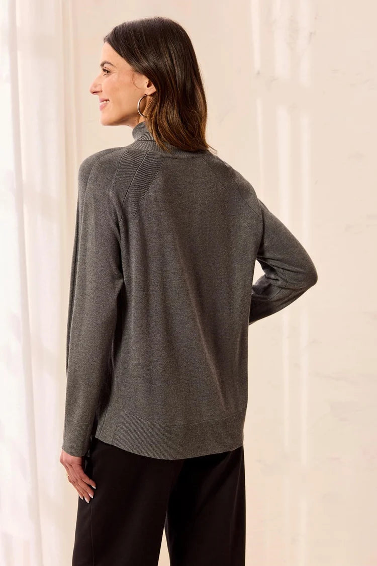 Soft Long Sleeve Turtle Neck Sweater