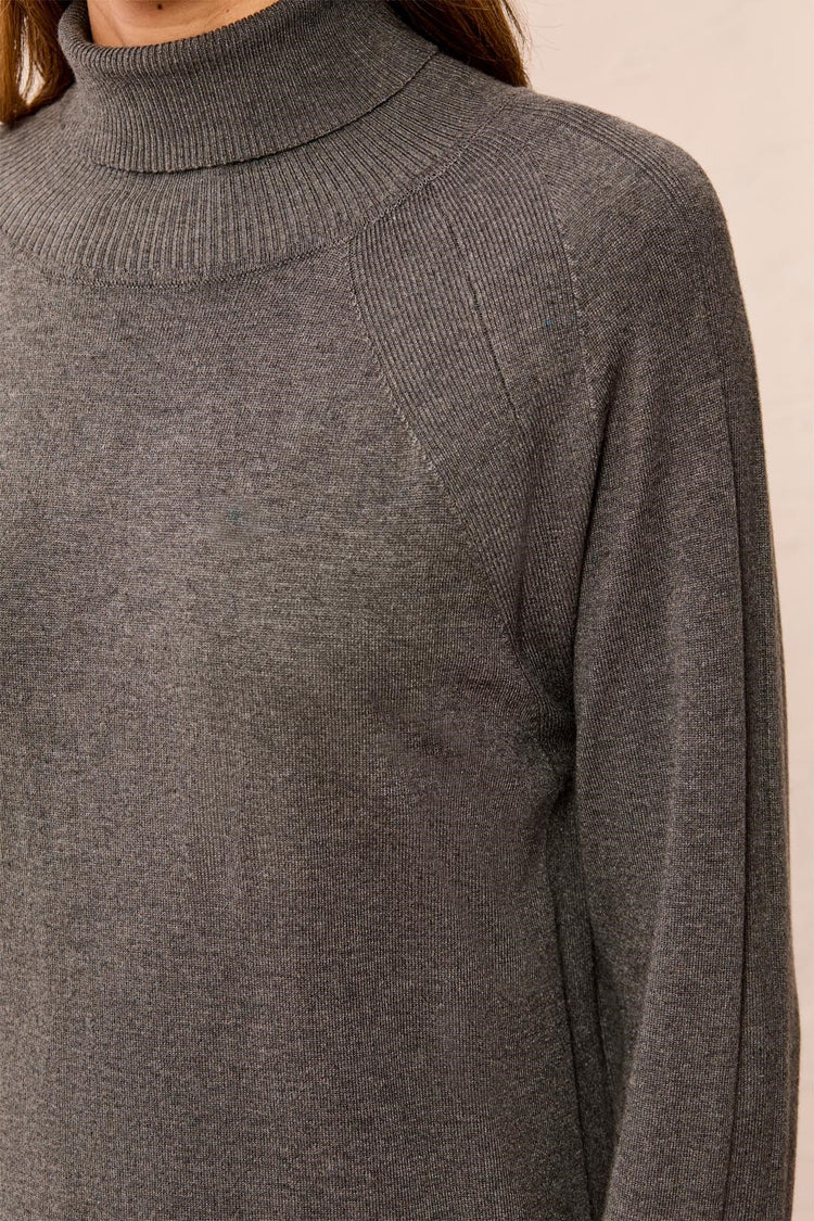 Soft Long Sleeve Turtle Neck Sweater